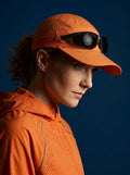 The Relay - Orange | UPF50+ Quick-Dry Running Cap with Sunglasses Slots