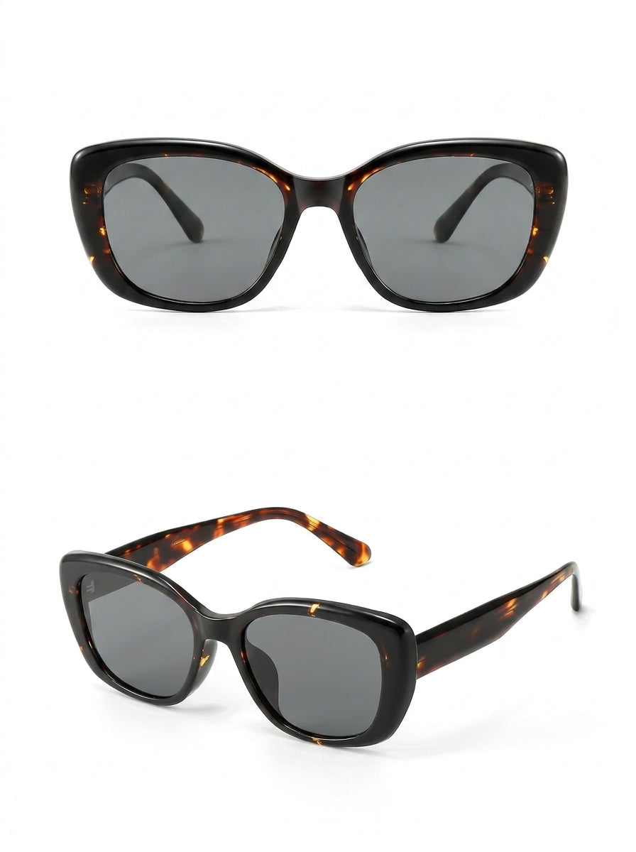 Marie Kiro: The Velvet Provocateur  Retro Cat-Eye Polarized Sunglasses for Women, UV400 Protection