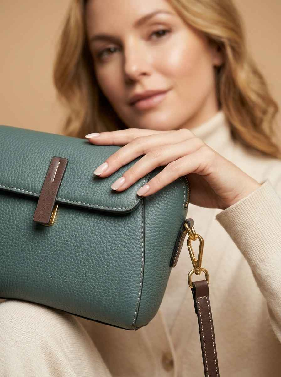 The Dispatch -  Green Cross Body Bag Small Shoulder Purse