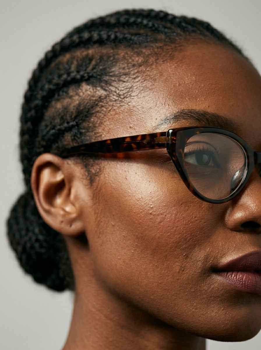 The Alibi | Amber, Blue Light Optical Frames | Cat-Eye Glasses | TR90 Frame