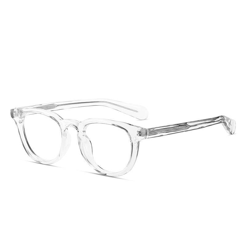 The Archivist Crystal | Blue Light Optical Frames | TR90 Retro Square Eyeglasses