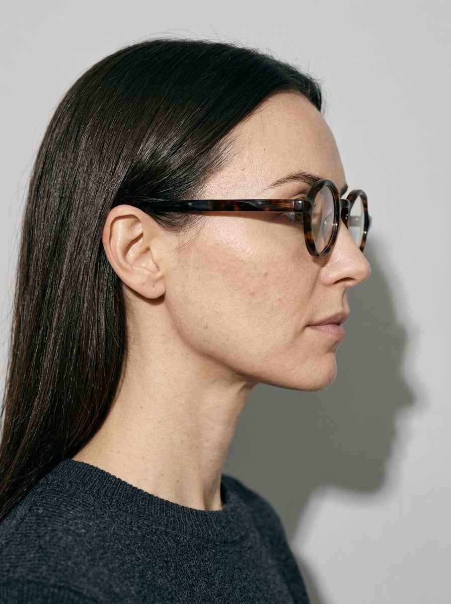The Index Havana | Blue Light Optical Frames | TR90 Round Tortoiseshell Eyeglasses