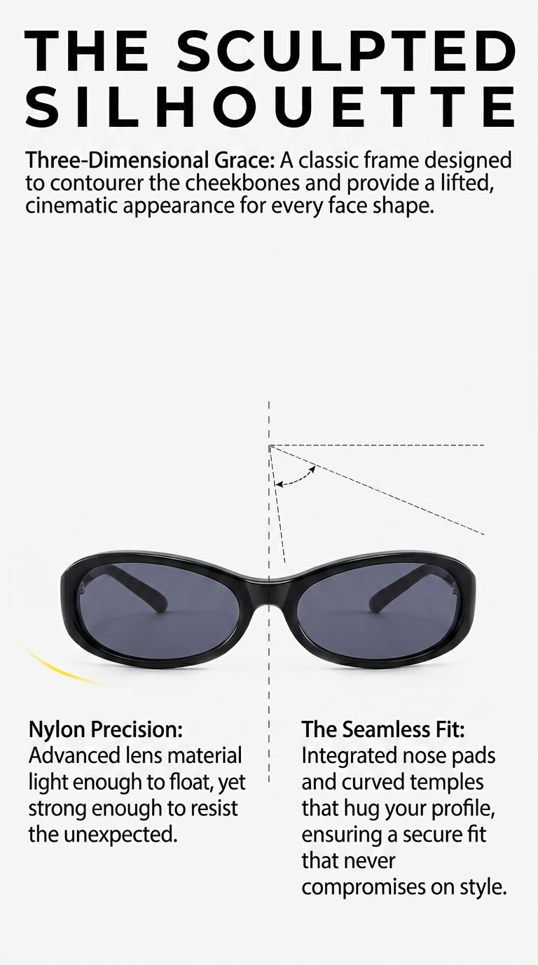 Marie Kiro: Velvet Eclipse - Polarized Cat-Eye Sunglasses, UV400 Small Frame Nylon Acetate