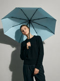 The Canopy - Sky Light Blue | Automatic Titanium Silver UV Umbrella UPF50+ Compact Tri-Fold
