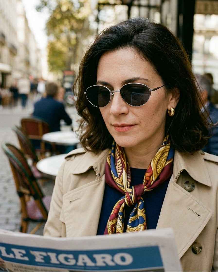 The Inheritance  - Pure Titanium Soft Cat-Eye Sunglasses