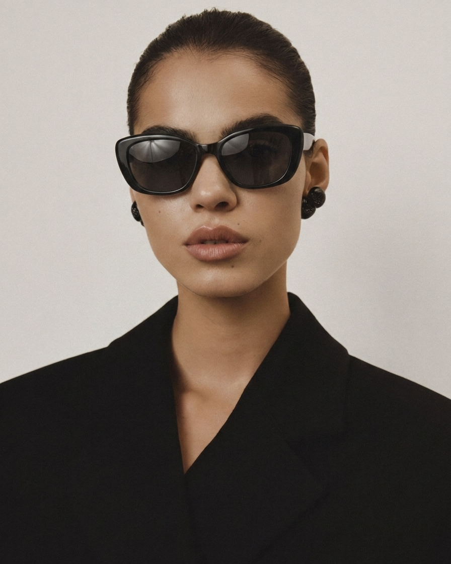Marie Kiro: The Velvet Provocateur  Retro Cat-Eye Polarized Sunglasses for Women, UV400 Protection