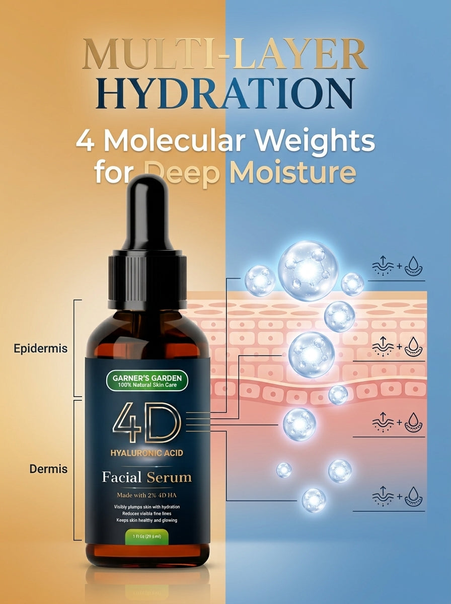 4D Hyaluronic Acid Facial Serum – Four Layers. One Serum. No Filler Arc.