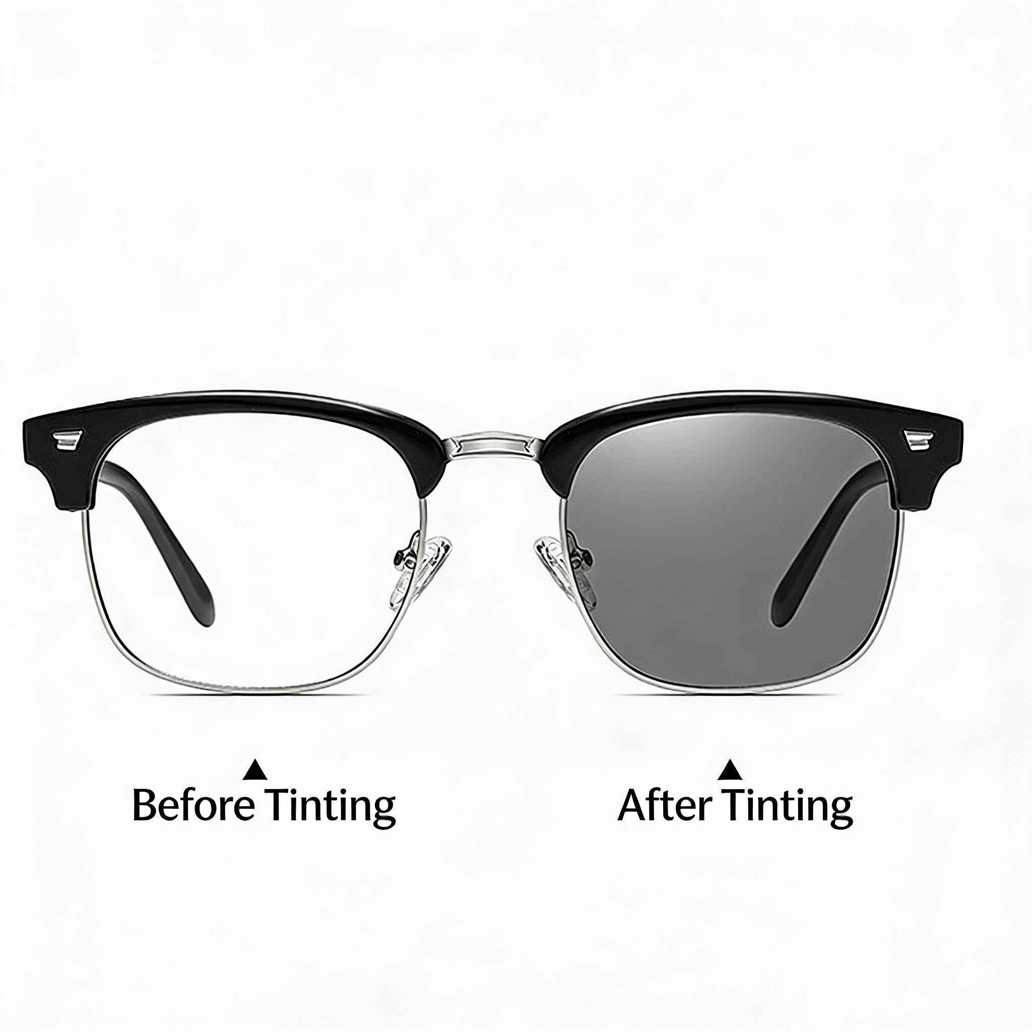 Photochromic Glasses  Anti-Blue Light & UV Protection Eyewear for Men & Women | TR90 Metal Frame | Indoor/Outdoor Color Changing Lens, MK Shift