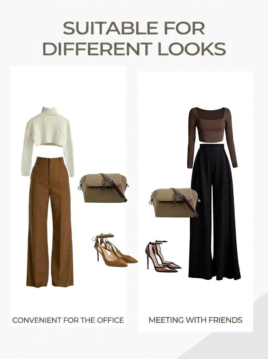 The Dispatch -  Beige Cross Body Bag Small Shoulder Purse