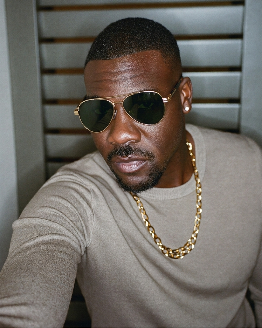 Marie Kiro Classic Aviator Sunglasses, UV400 Polarized Metal