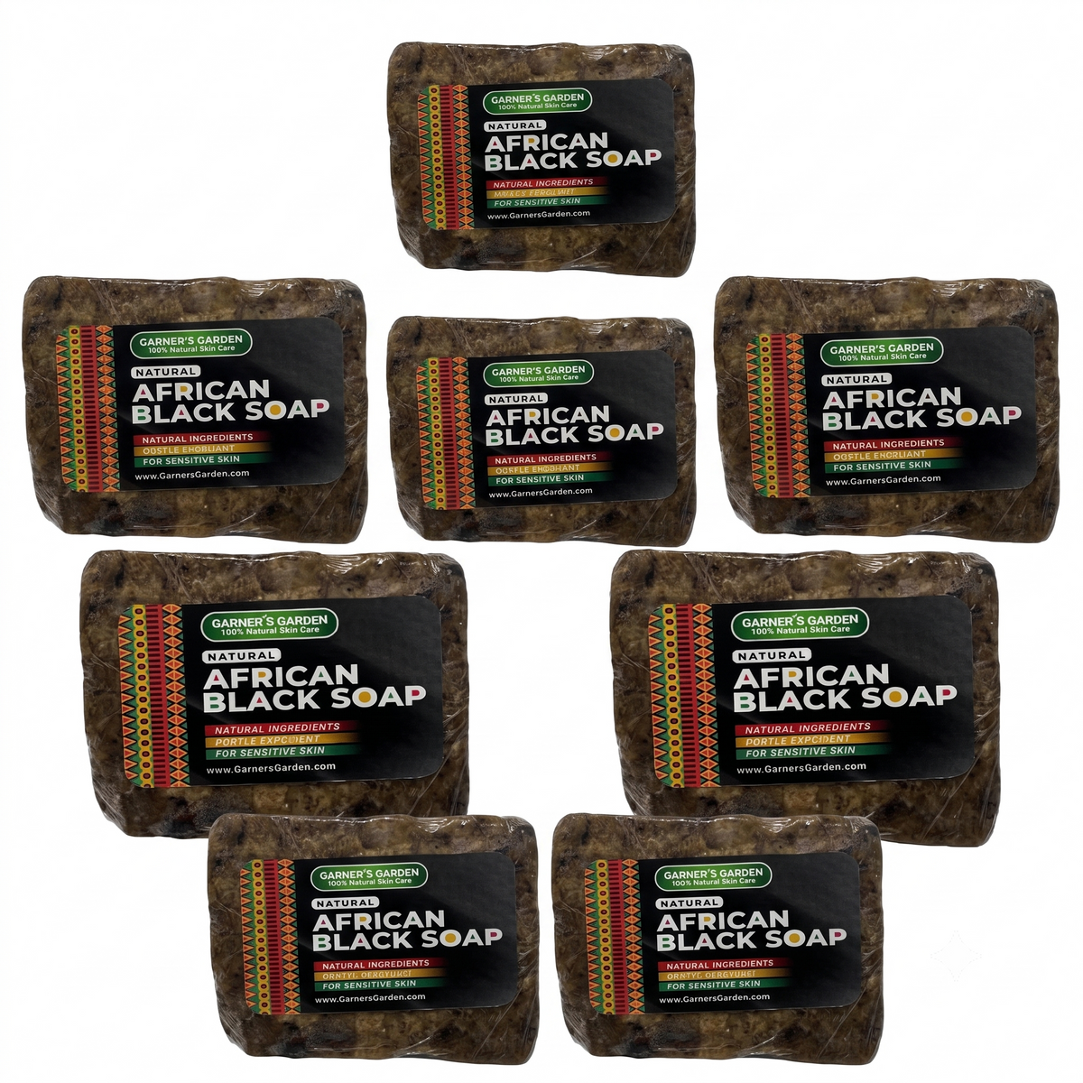 Raw African Black Soap (3 Ingredients. No Fillers.)