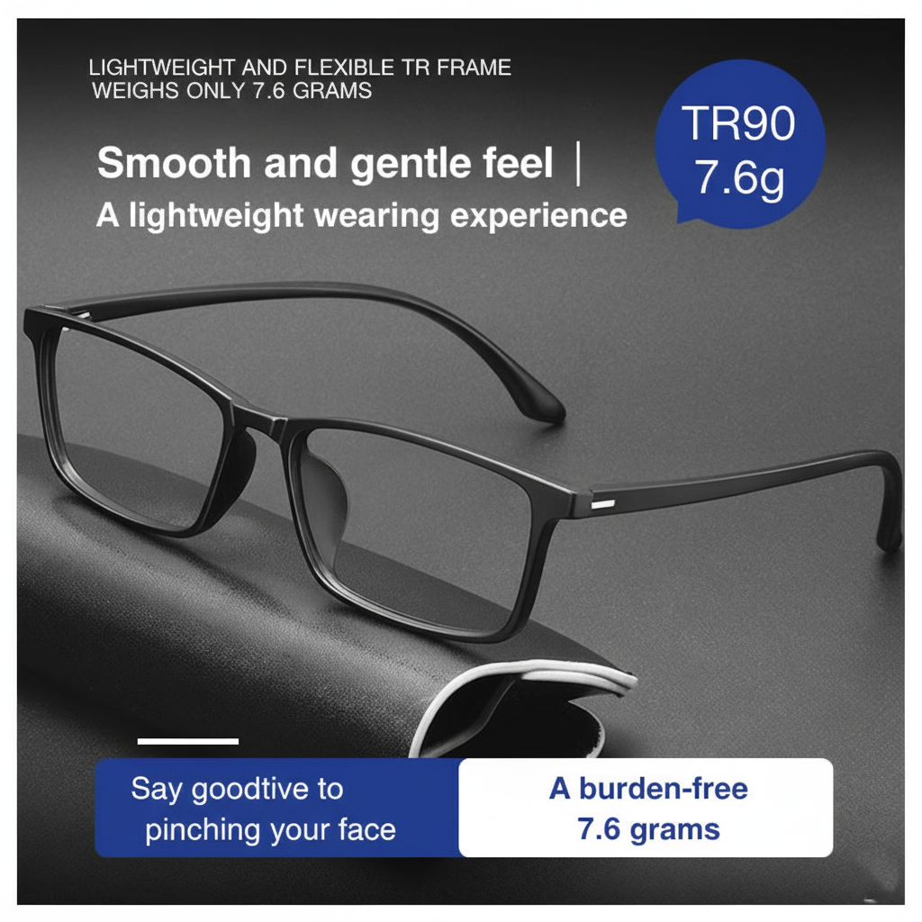 Kiro Flex TR90 Computer Glasses Blue Light Blocking for Men & Women | Stylish Anti-Glare Gaming Eyewear, Non-Prescription Fashion Frames