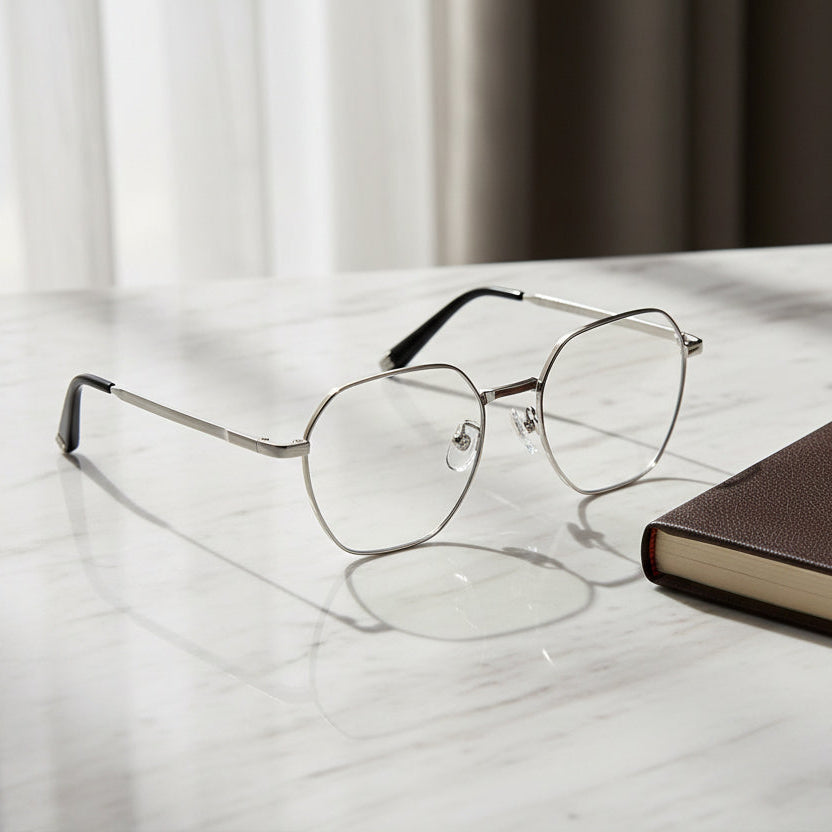 Titanium Non-Prescription Style Frames for Urban Professionals - Marie Kiro