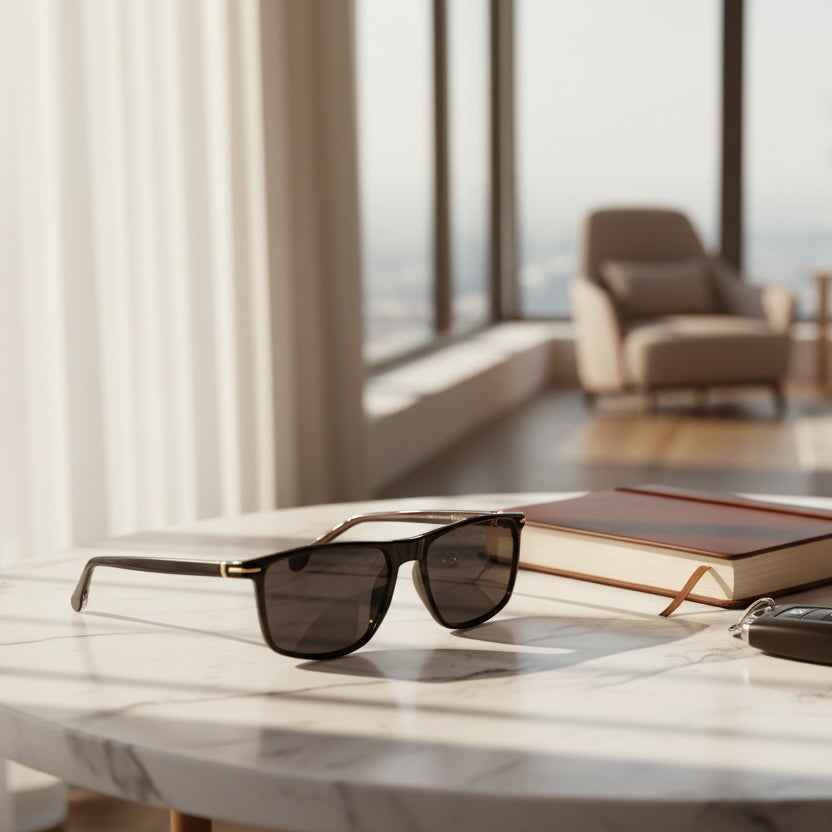 The MK-Garrison | Square Sunglasses - Apex-Clarity HD Polarized - Hybrid Resilient-Core Polymer