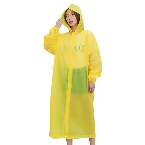 The Backup Plan - EVA Hooded Rain Coat, Purple