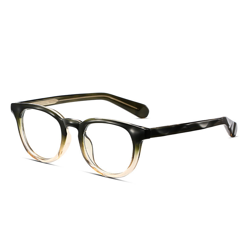 The Archivist  Verde | Blue Light Optical Frames | TR90 Retro Gradient Green Square Eyeglasses