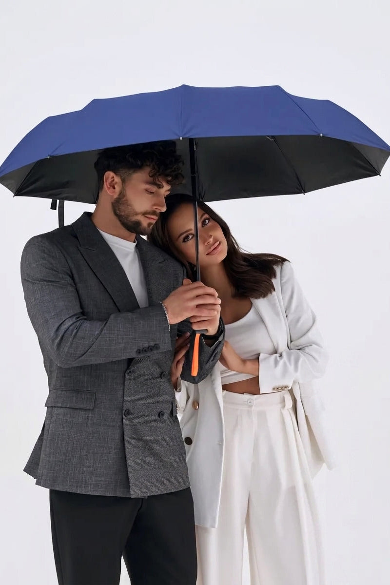 The Bastion - UPF50+ Sun & Rain Umbrella, Blue | Marie Kiro