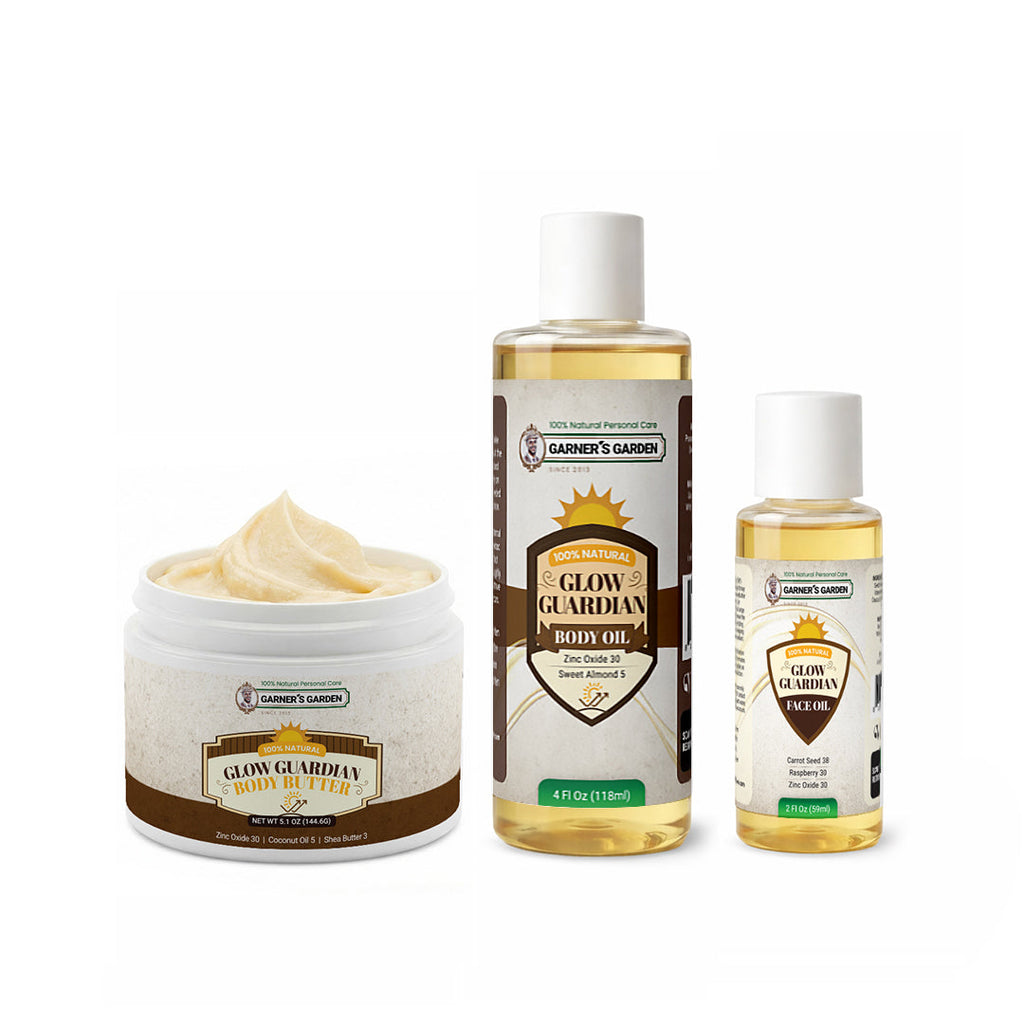 Sun Defense – Glow Guardian (Face Oil, Body Oil, Body Butter)