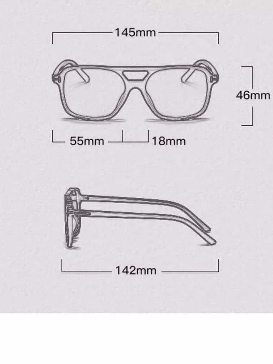 Kiro Retro Aviator Sunglasses  | 90s Style Fashion Glasses for Men & Women