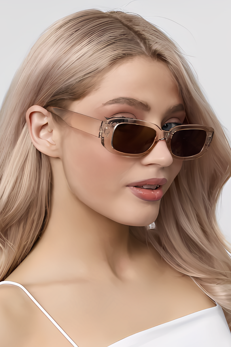 Kiro Y2K Rectangular Sunglasses 90s Retro Style |  Fashion Glasses for Men & Women UV400