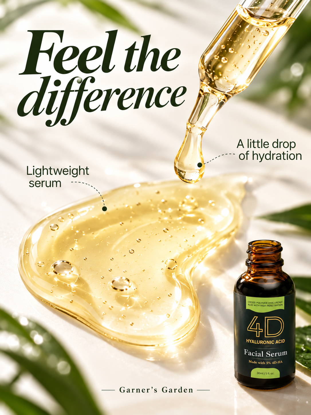 Garner's Garden 4D Hyaluronic Acid Serum — texture guide