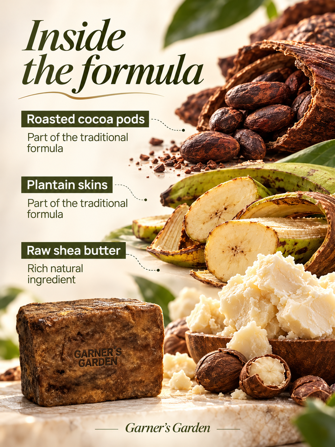 Garner's Garden African Black Soap — ingredients guide