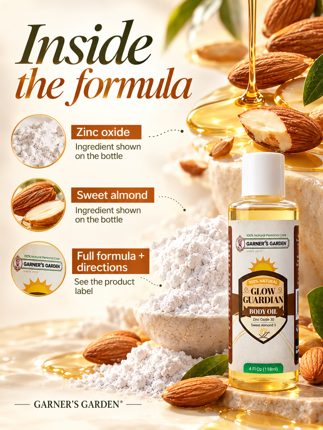 Garner's Garden Glow Guardian Body Oil — ingredients guide