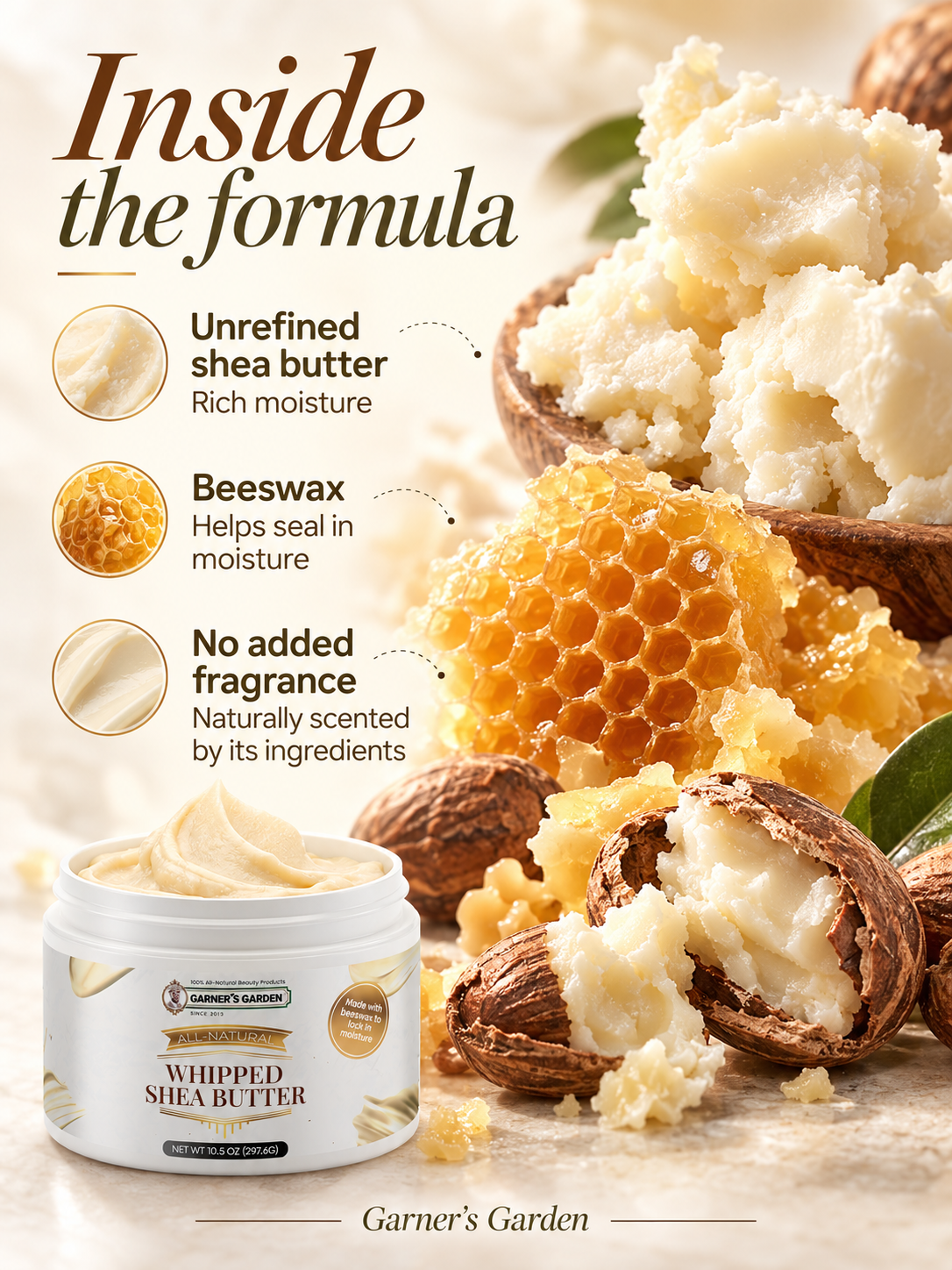 Garner's Garden Whipped Shea Butter — ingredients guide