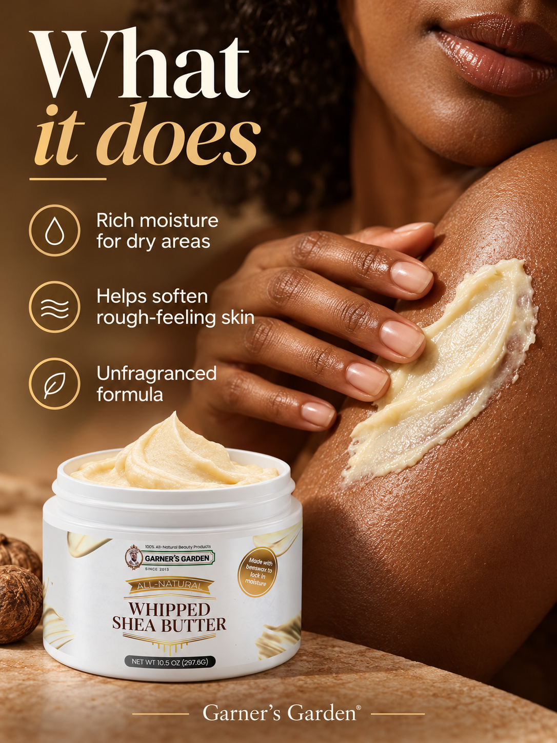 Garner's Garden Whipped Shea Butter — benefits guide