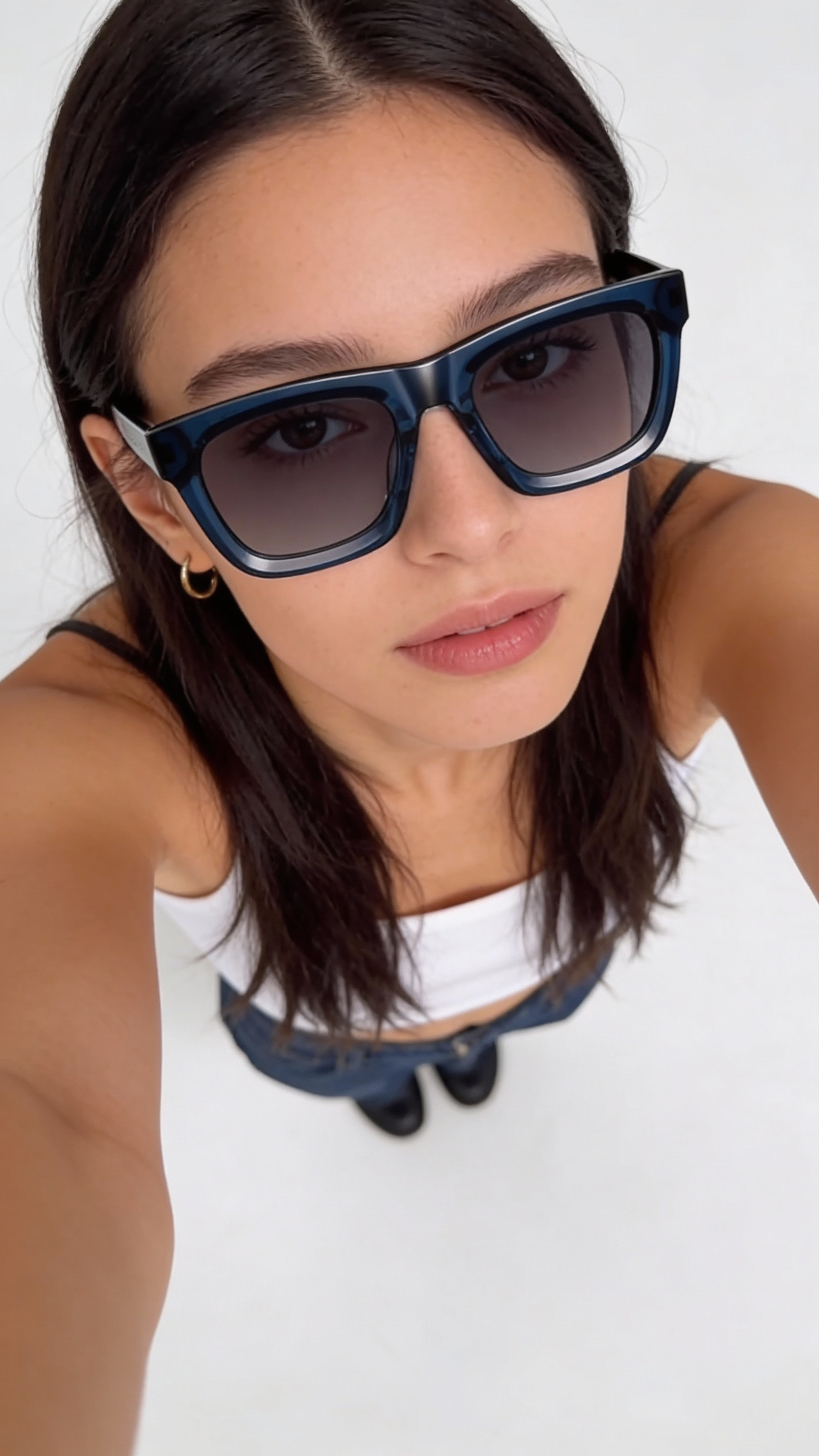 52mm Blue Polarized Sunglasses for Coastal Exploration - Cuts Water Glare - Marie Kiro