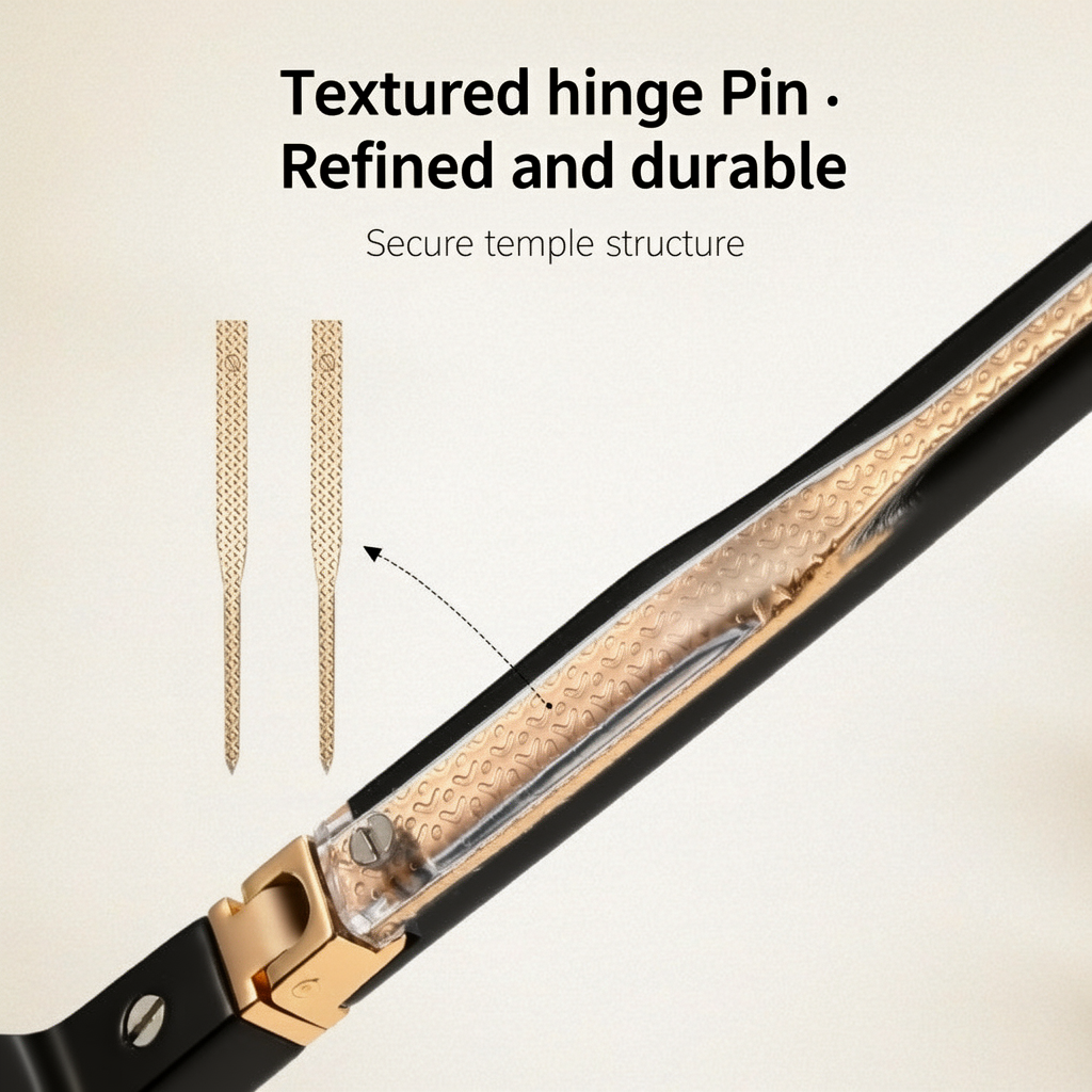 Retro Sunglasses - Polarized UV400 - Lightweight TR90 Frame with Copper Accents