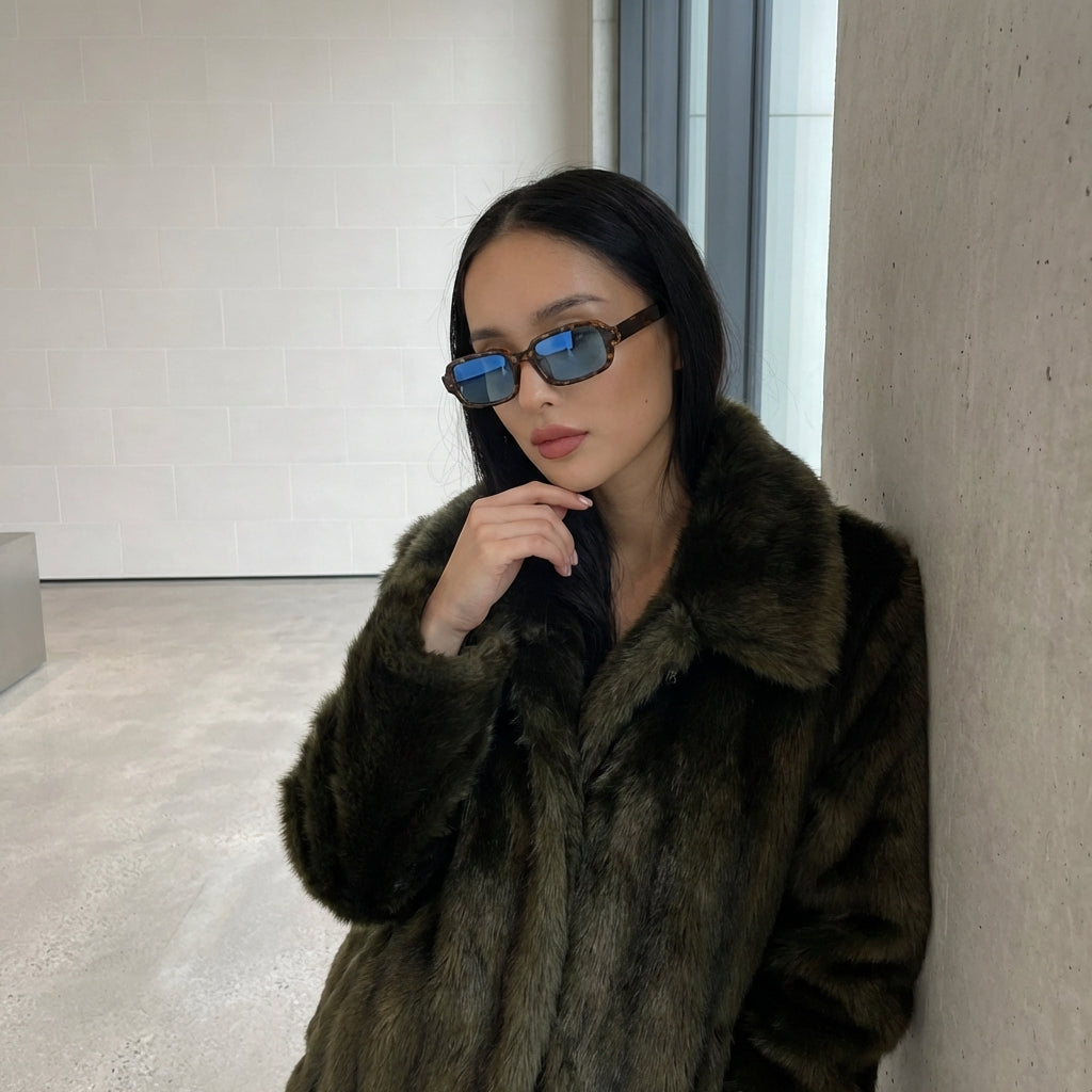 Retro Square Polarized Sunglasses - UV400 Protection, 1.1 TAC High-Definition Lens, Travel & Fashion Sunglasses for Men and Women, MK RetroVibe