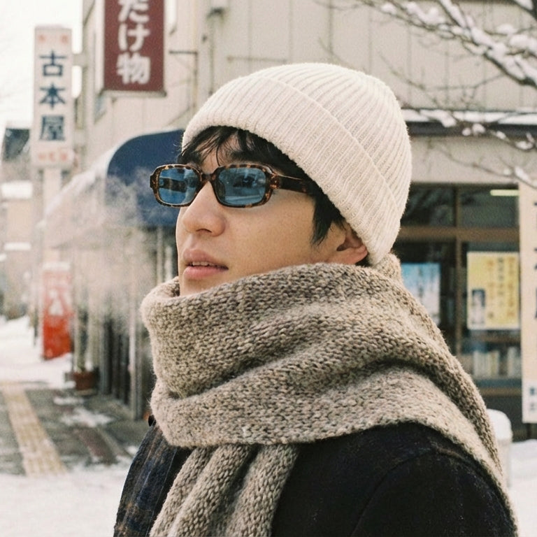 Polarized Square Sunglasses - UV400 HD TAC Lenses - Lightweight TR90 Frame