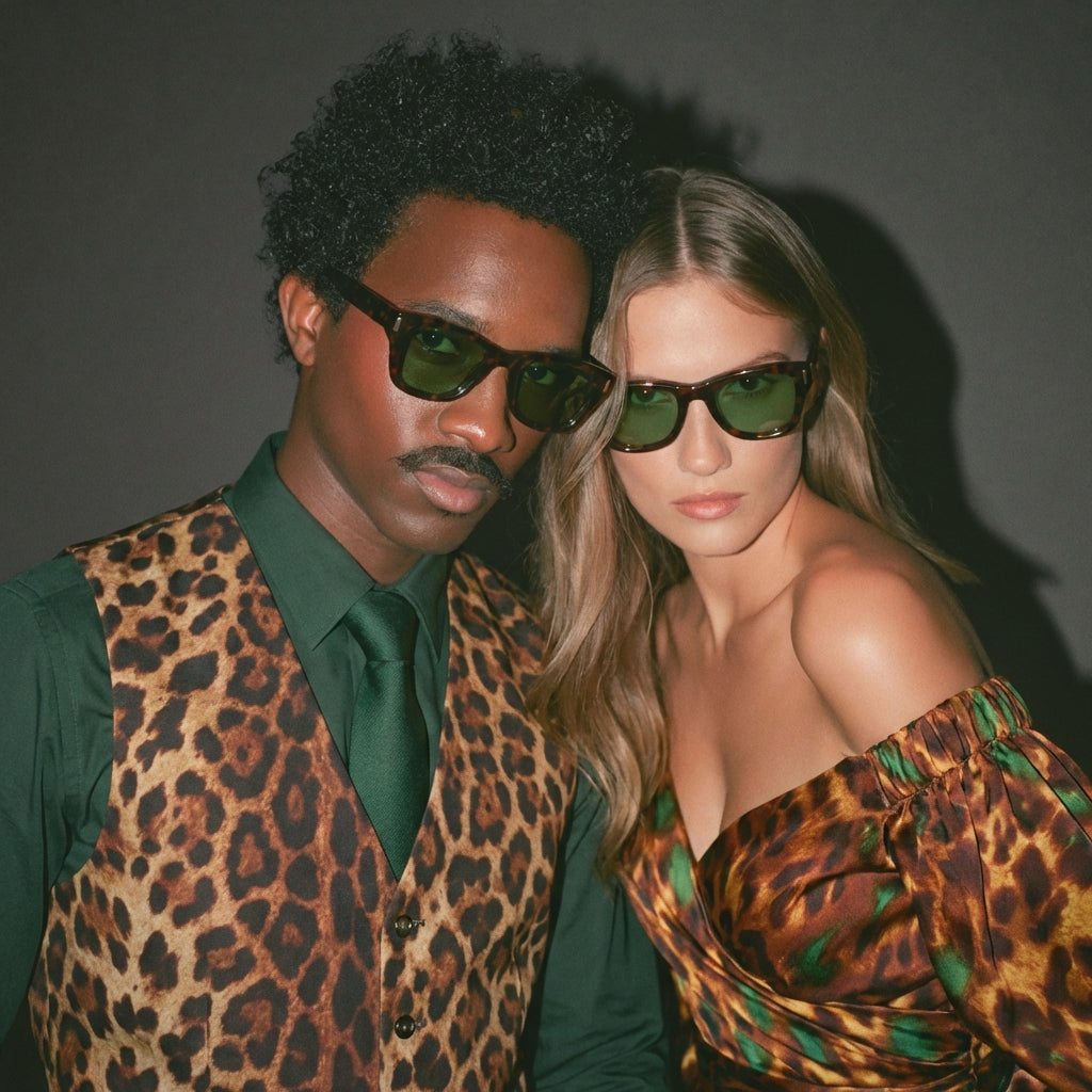 MK Sovereign High Contrast Square Sunglasses - UV400 Protection, Acetate Frame, Wide Bridge, Unisex, Clear