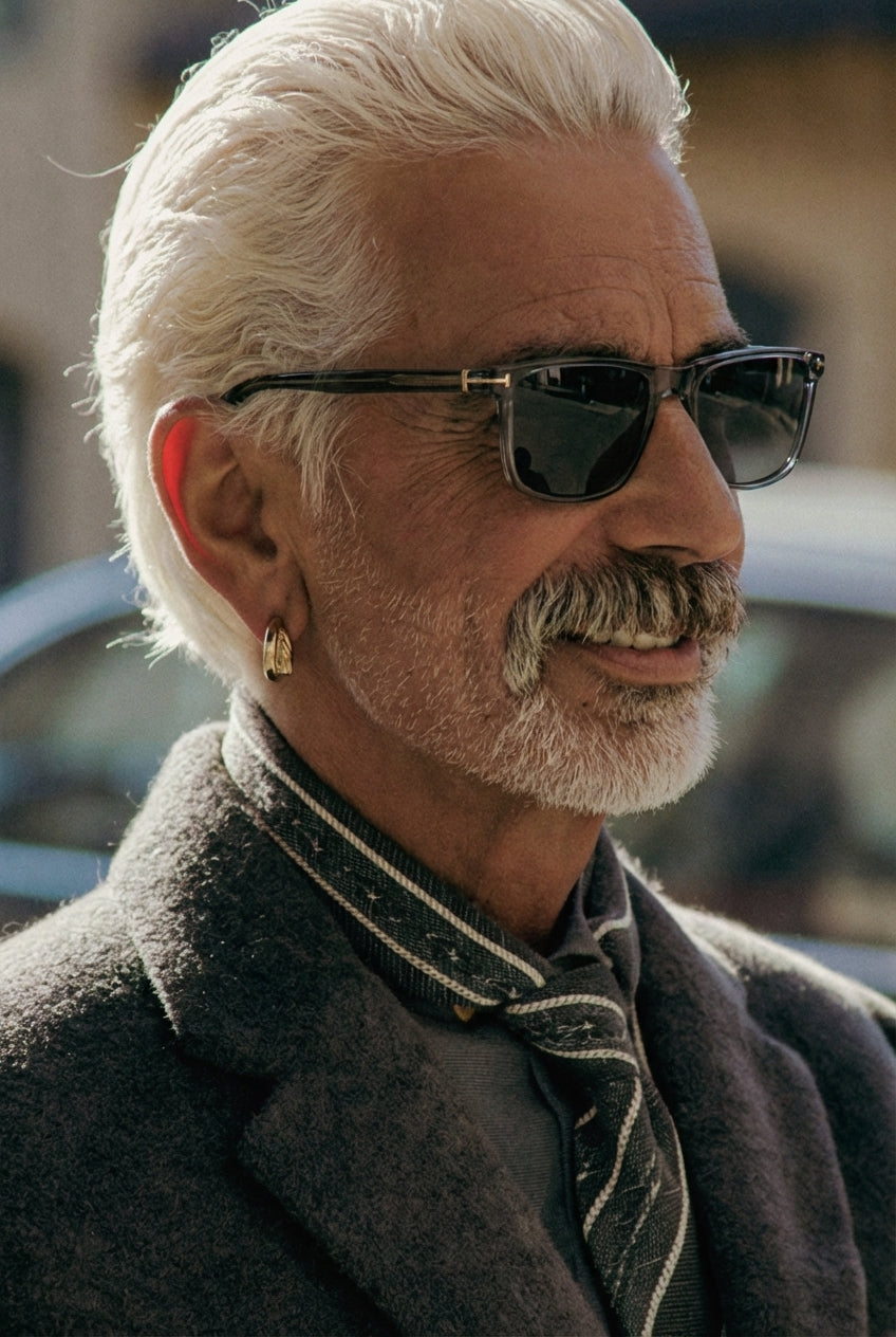 Retro Sunglasses - Polarized UV400 - Lightweight TR90 Frame with Copper Accents