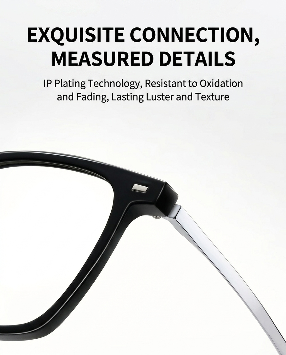 The Intellectual Don: Titanium Geometric Nerd-Style Eyeglasses