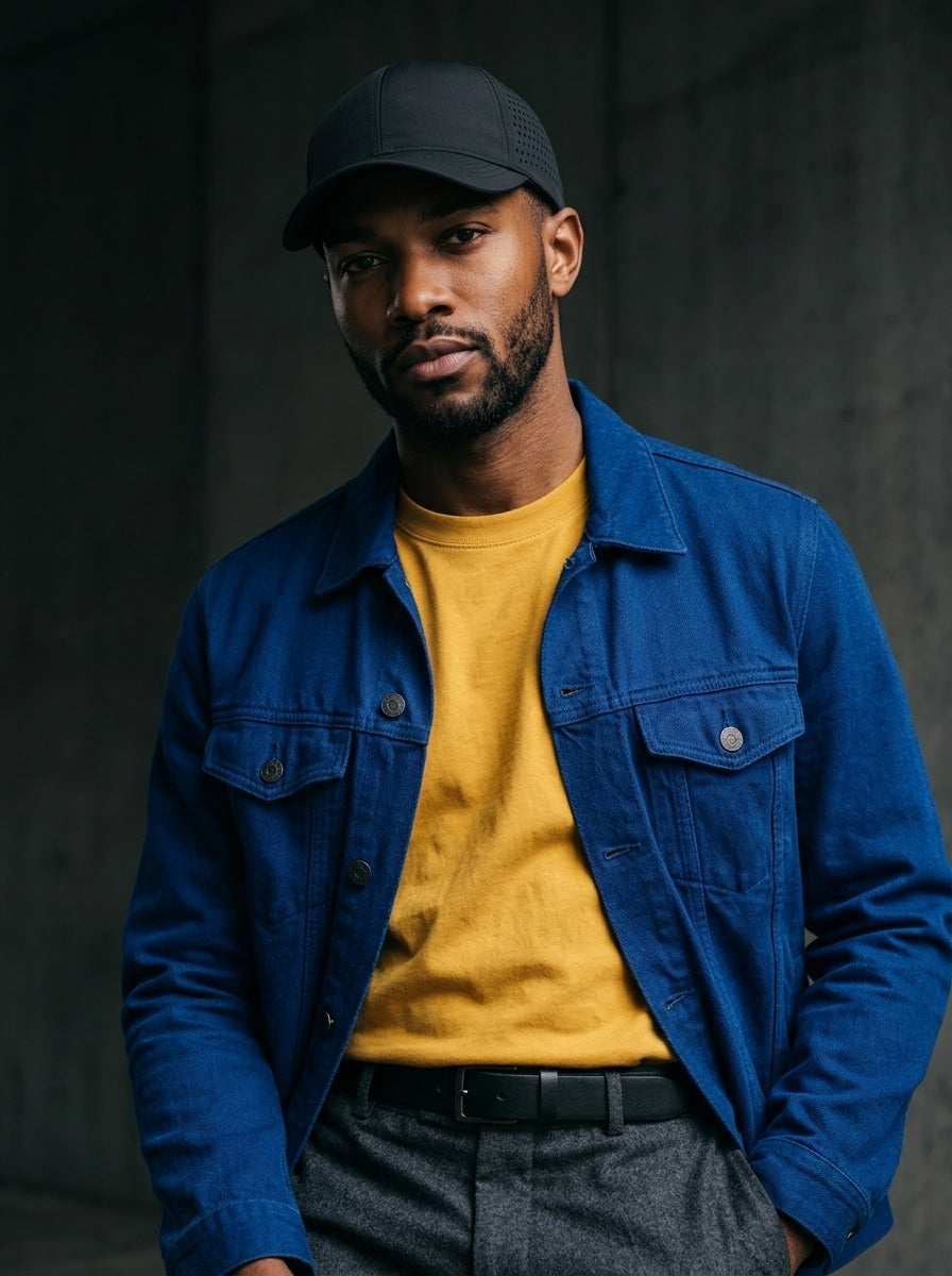 The Traverse - Black | Water-Repellent Mesh Quick-Dry Baseball Cap