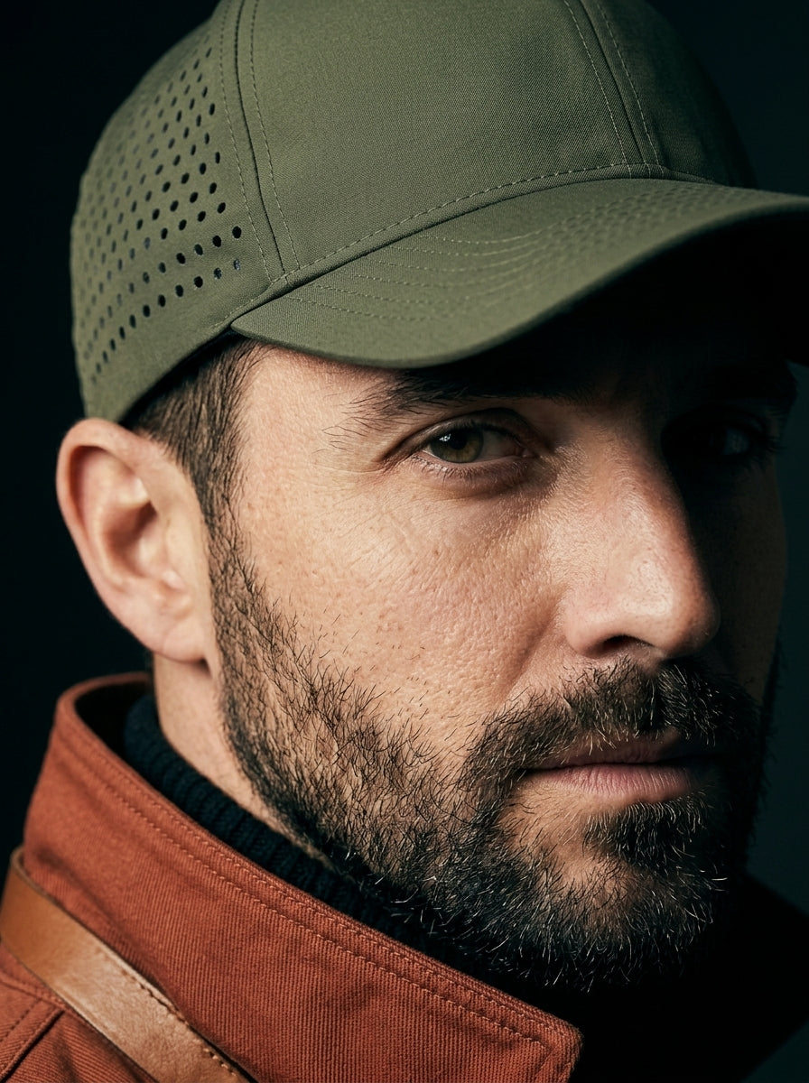 The Traverse - Army Green | Water-Repellent Mesh Quick-Dry Baseball Cap