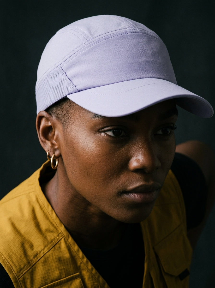 The Relay - Purple | UPF50+ Quick-Dry Running Cap with Sunglasses Slots