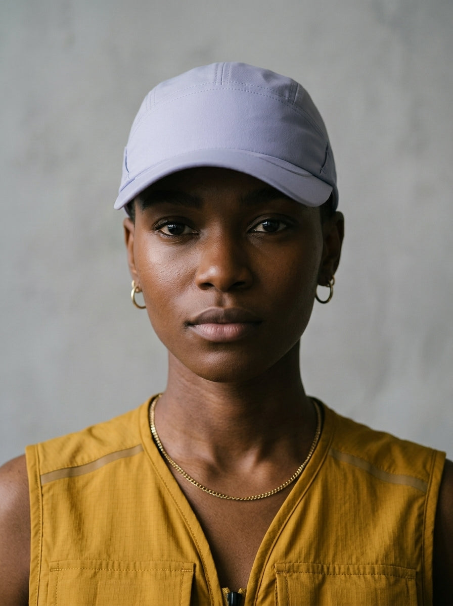 The Relay - Purple | UPF50+ Quick-Dry Running Cap with Sunglasses Slots