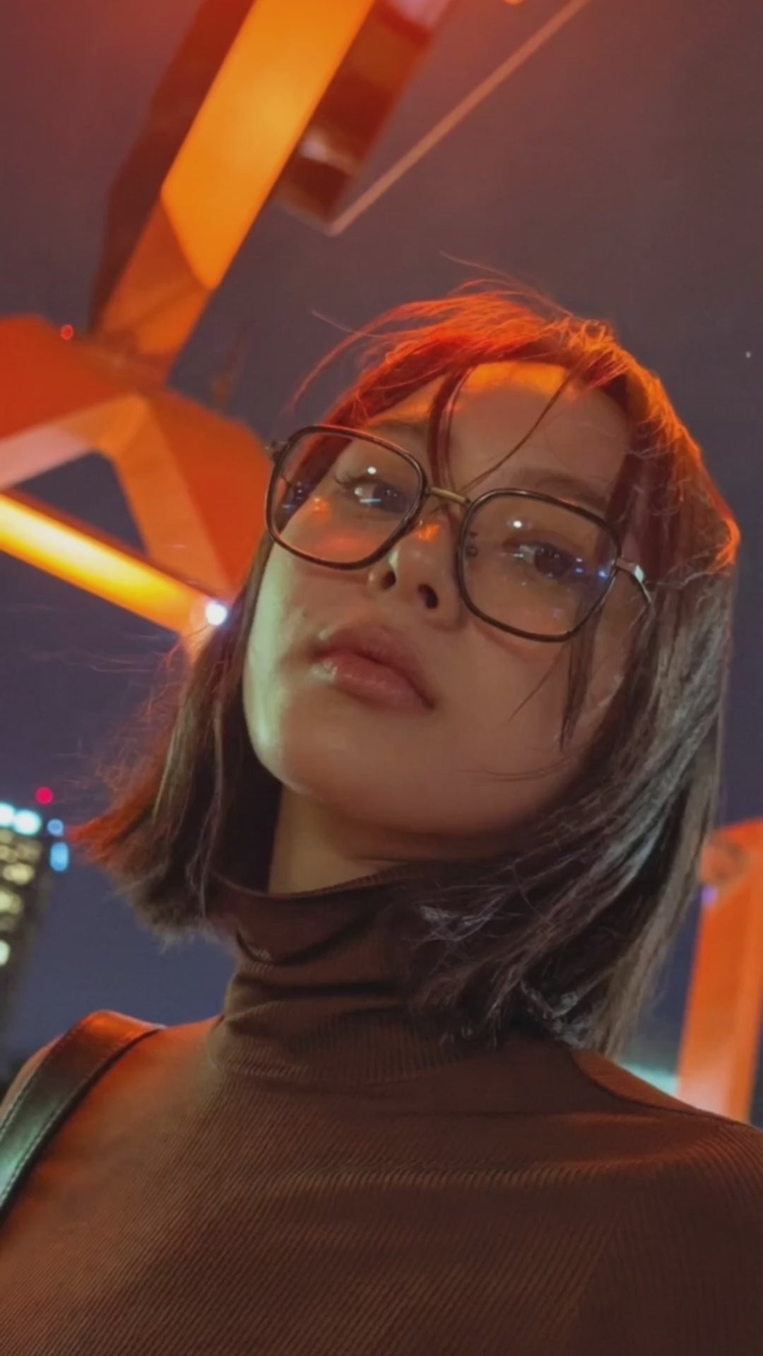 Blue Light Blocking Glasses Pure Titanium Geometric Frame MK Axiom Artist Prescription Eyewear Unisex Glossy Black