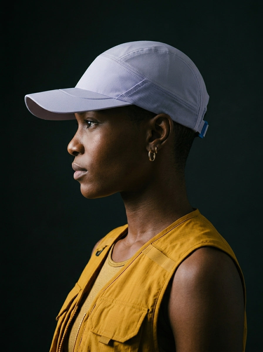 The Relay - Purple | UPF50+ Quick-Dry Running Cap with Sunglasses Slots
