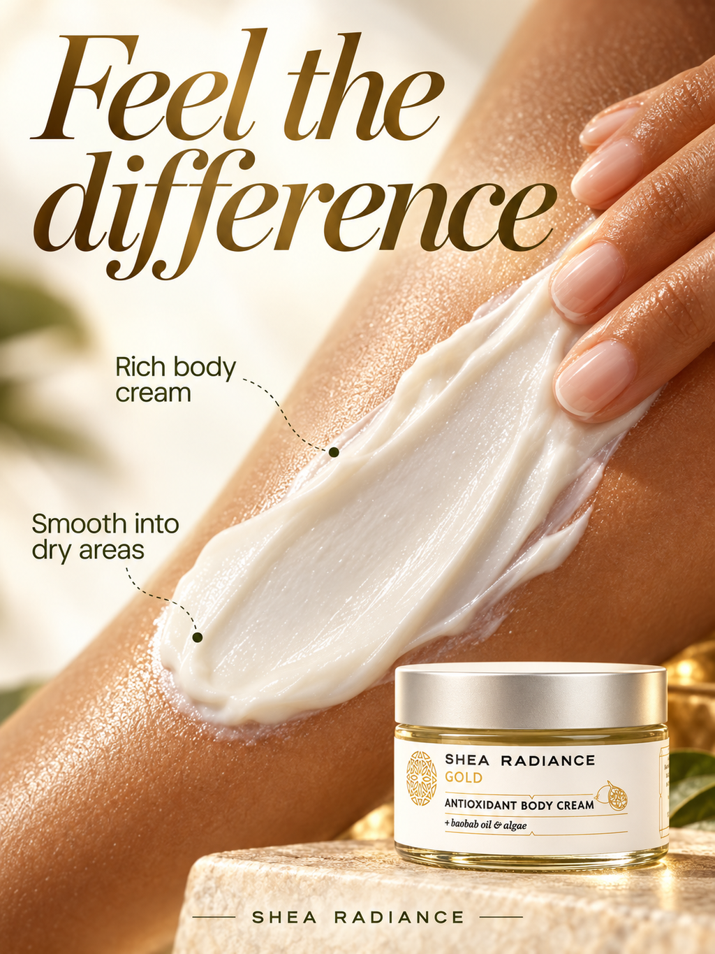 Shea Radiance Antioxidant Body Cream — texture guide