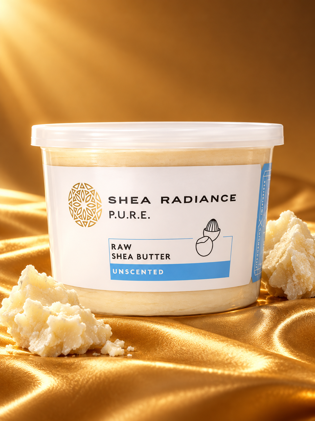 Shea Radiance Raw Shea Butter — clean product photograph