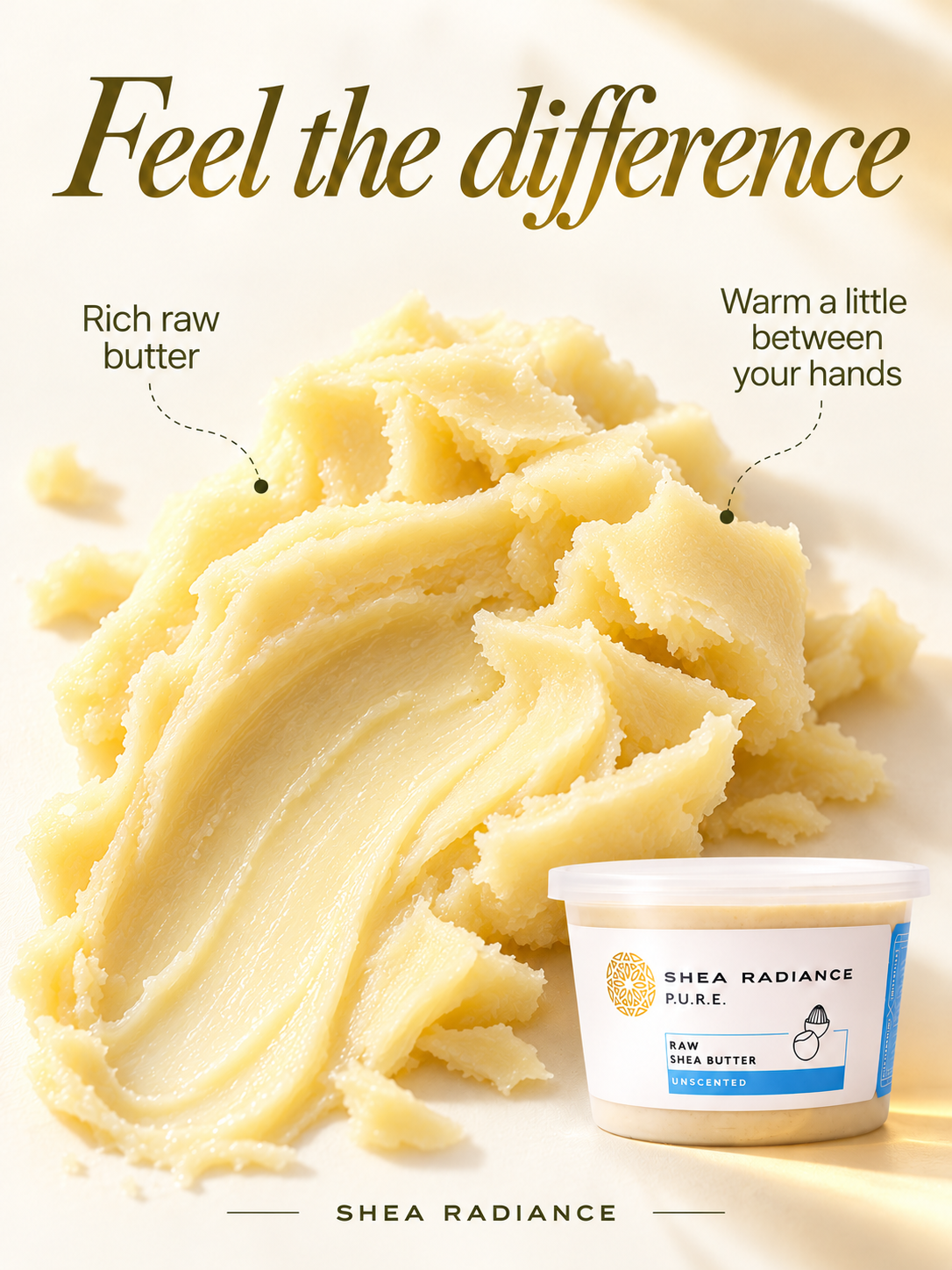 Shea Radiance Raw Shea Butter — texture guide