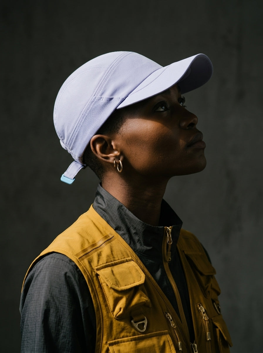The Relay - Purple | UPF50+ Quick-Dry Running Cap with Sunglasses Slots